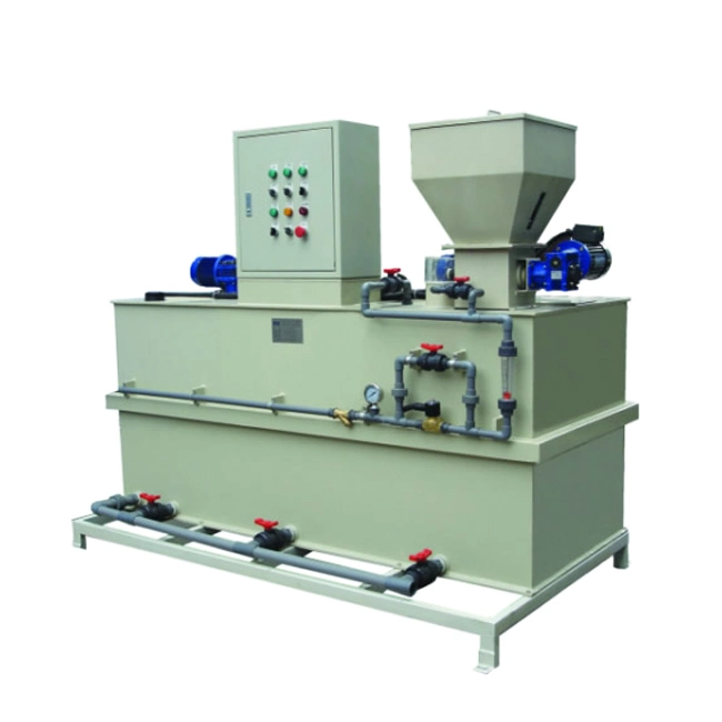 Automatic Polyelectrolyte Preparation PAM PAC Polymer Powder Dosing System
