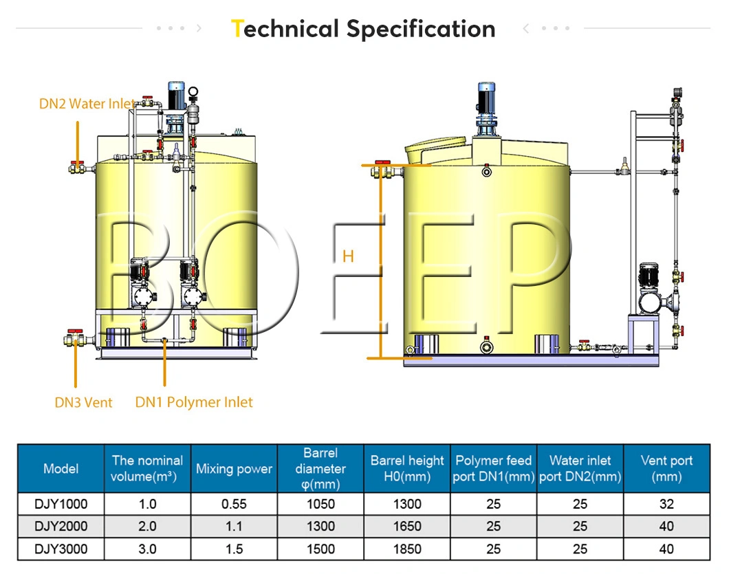Chemical Dosing System Water Treatment Plant and Dry Powder Dosing System