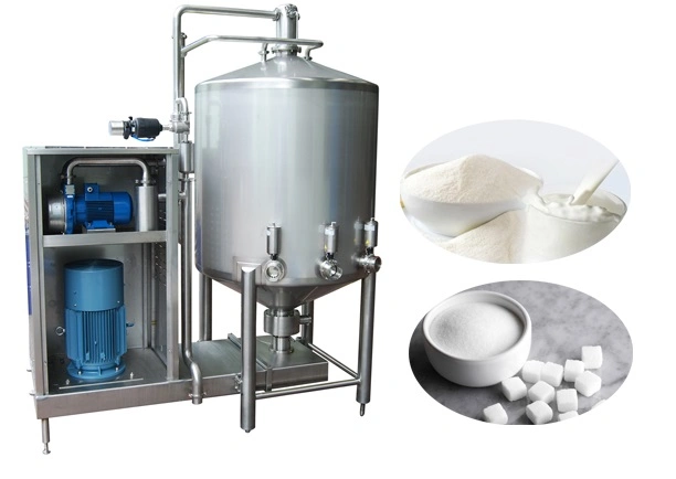 High Quality Turbo Vacuum Mixer for Dairy, Beverage Fluid Food Processing Line