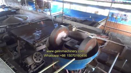 Gold Wet Grinding Machine Wet Pan Mill Three Roll Mill