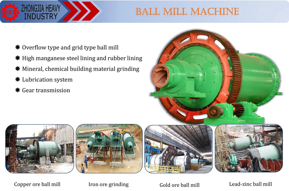 Gold Grinding Plant Industrial Wet Gold Mining Ball Mill Equipment