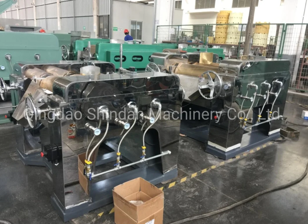 Three Roll Mill for Cosmetic Adhesive with Zirconia Rollers