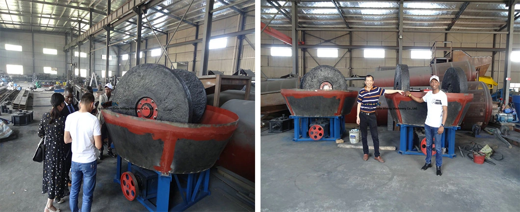 Gold Wet Grinding Machine Wet Pan Mill Three Roll Mill