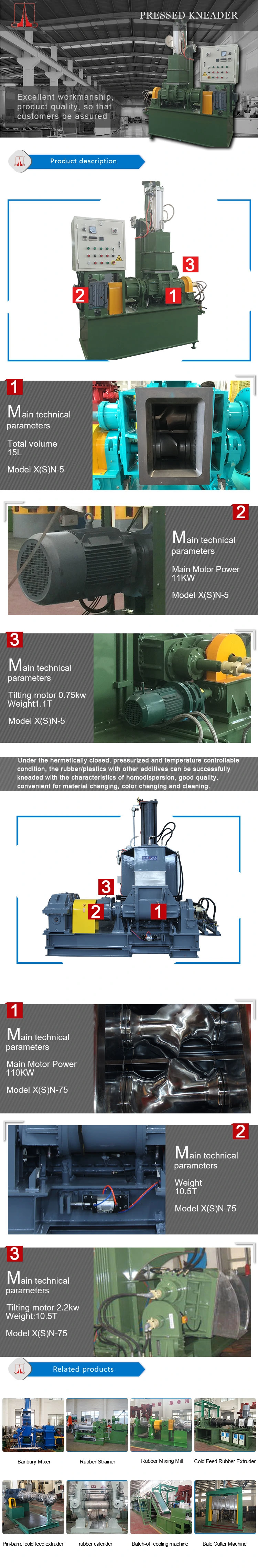 Lab Rubber Dispersion Banbury Kneader Mixer