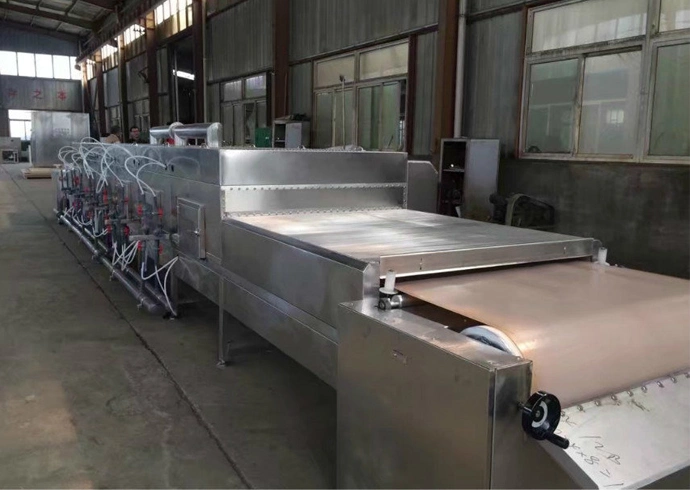 Food Grade Belt Type Microwave Fungus Drying Equipment Industrial Customization