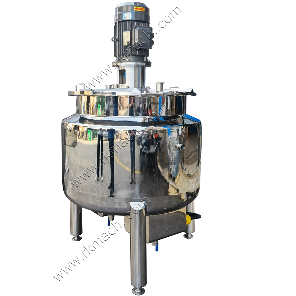 300L Syrup Mixer Stainless Steel Tank with Agitator