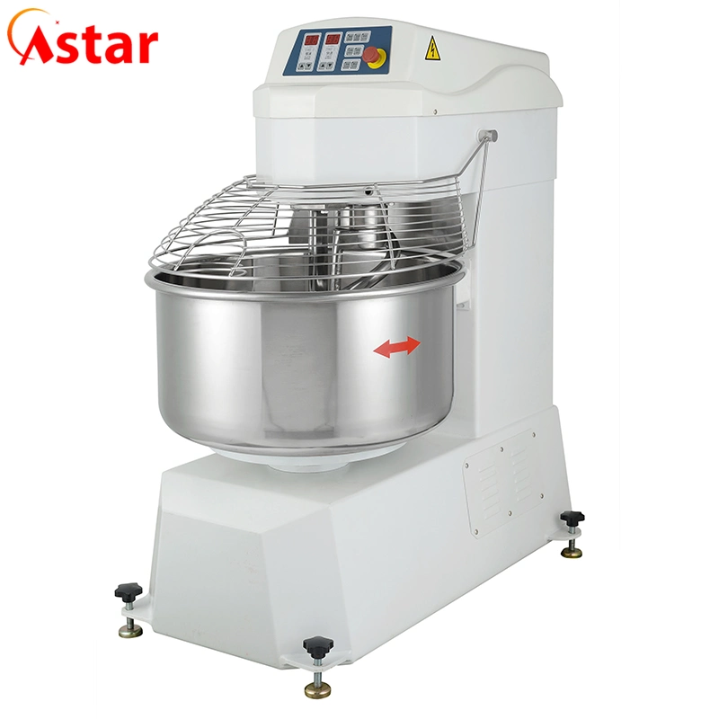 Industrial Commercial Machine Cake Bread Kneader Machine Planetary Spiral Dough Mixer High Double Speed for Dough Mixing