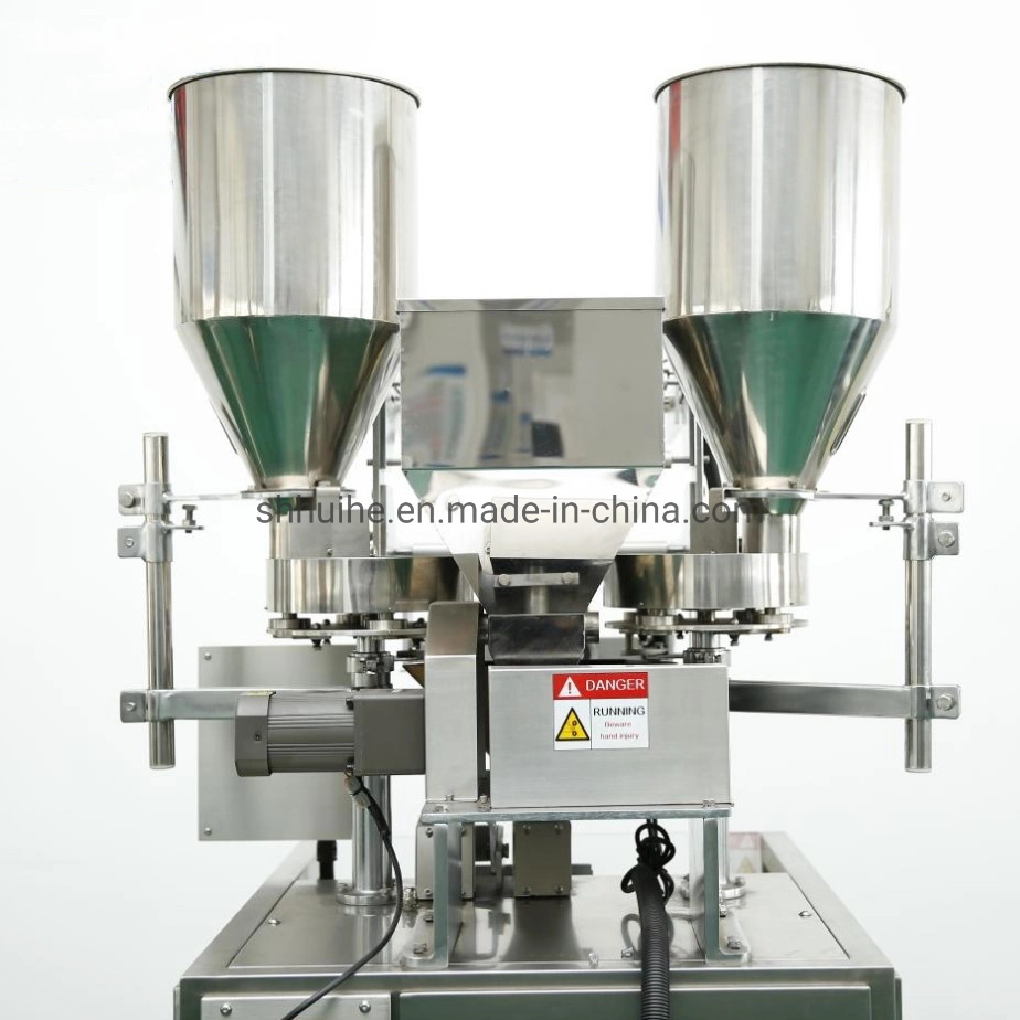 Back Sealing 10g Double Heads Granules Powder Pneumatic Packing Machine